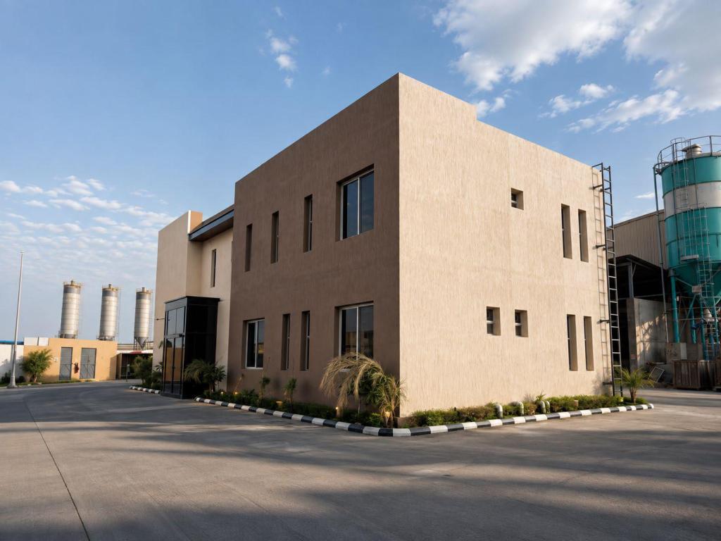SHB Office Building - completed 3D Monolithic precast office building, Jeddah
